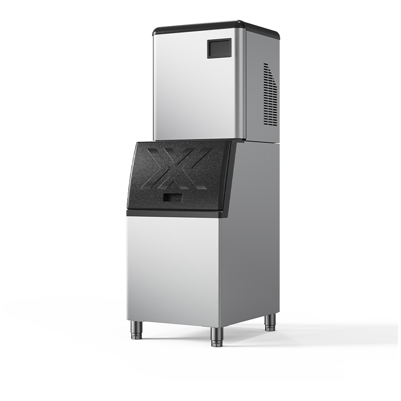 Machine à glaçons en forme de cube en acier inoxydable SMK-182 FRO
